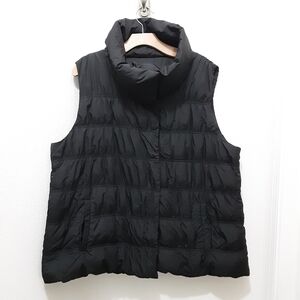 Eileen Fisher Down Puffer Vest Quilted